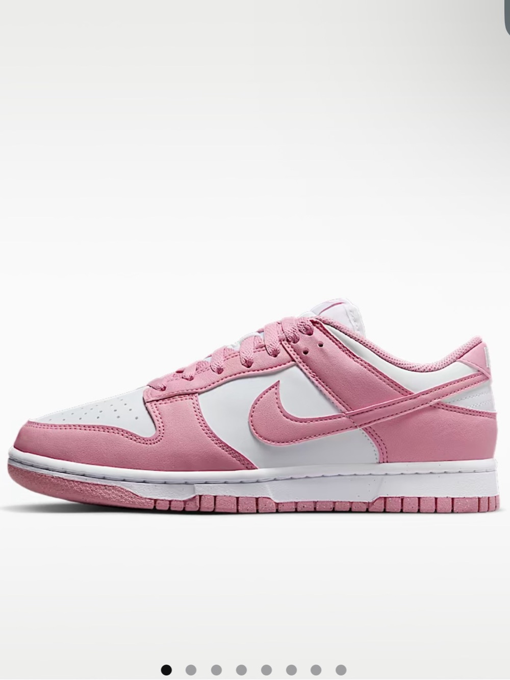 Nike Dunk Low Pink and White Sneakers
